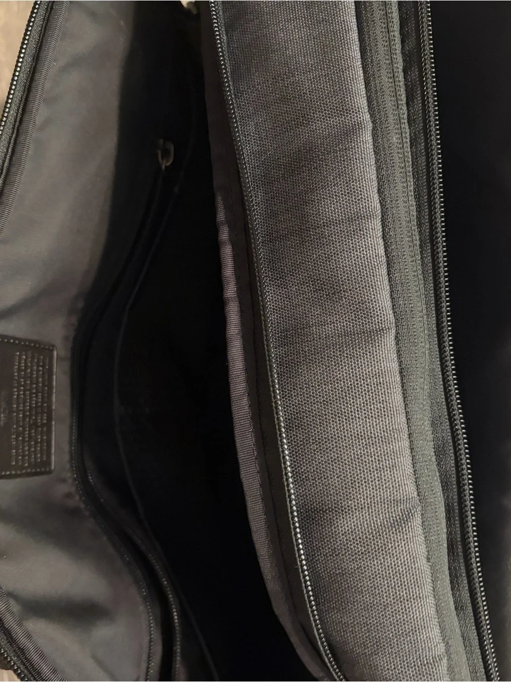 TUMI Black Men’s Convertible Briefcase - Sleek Travel & Work Bag